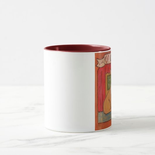 世界で最も頭が切れるな犬のコーヒー・マグ マグカップ (中央)