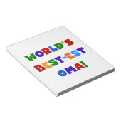 世界で最も高いお真っ赤な贈り物 ノートパッド (アングル)