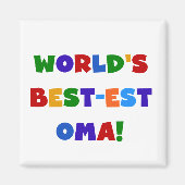 世界で最も高いお真っ赤な贈り物 マグネット (正面)