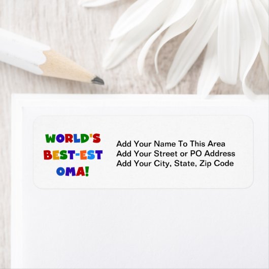 世界で最も高いお真っ赤な贈り物 ラベル (インサイチュ)