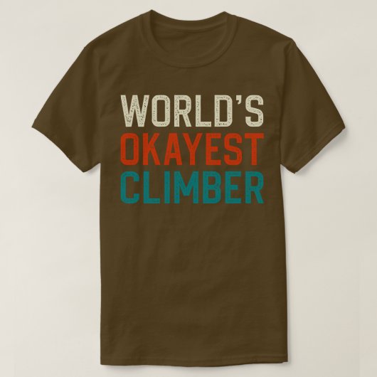 世界で最も高いクライマー Tシャツ (デザイン正面)