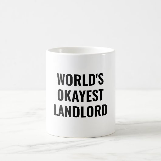 世界で最も高い大家評価おもしろい コーヒーマグカップ (中央)