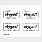 世界で最も高価な放射線科医 長方形シール (シート)