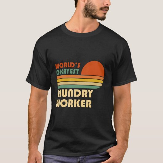 世界で最も高価な洗濯従事者 Tシャツ (正面)