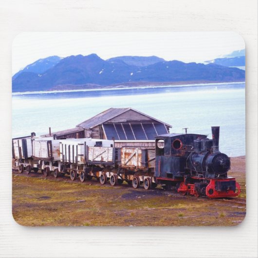 世界で最北の列車 マウスパッド (正面)