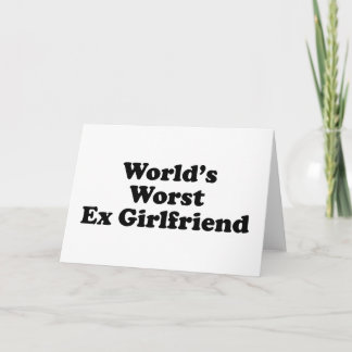 世界で最悪の元ガールフレンド カード