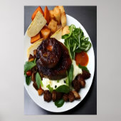 世界で最悪の料理 | AI Art ポスター (正面)