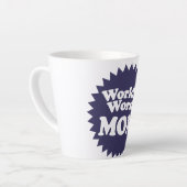 世界で最悪の母親 カフェラテマグ (左アングル)