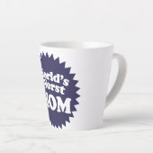 世界で最悪の母親 カフェラテマグ (右アングル)