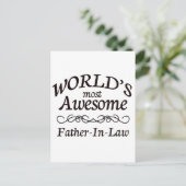 世界で最素晴らしも義父 ポストカード (スタンド正面)