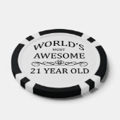 世界で最素晴らしも21歳 ポーカーチップ (シングル)