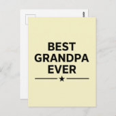世界で最高のじいちゃん ポストカード (正面/裏面)
