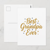 世界で最高のじいちゃん ポストカード (正面/裏面)