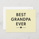 世界で最高のじいちゃん ポストカード (正面/裏面)