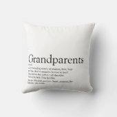 世界で最高のも祖父母の定義 クッション (裏面)