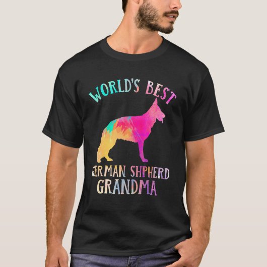世界で最高のジャーマンシェパード Tシャツ (正面)
