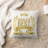 世界で最高のステップママ、継母、ボーナスママ クッション (ブランケット)