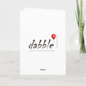 世界で最高のバニー! サンキューカード (裏面)