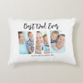 世界で最高のパパの写真 アクセントクッション (正面)