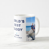 世界で最高のパパの写真 keepsake コーヒーマグカップ (正面右)