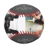 世界で最高のパパの定義2 フォト ファン グレー 野球ボール (正面)