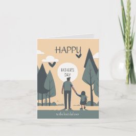 世界で最高のパパへ 愛とユーモアに満ちて カード