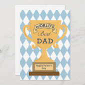 世界で最高のパパへ 父の日のカード シーズンカード (正面/裏面)