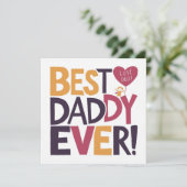 世界で最高のパパへ 父の日の贈り物 シーズンカード (スタンド正面)