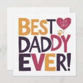 世界で最高のパパへ 父の日 シーズンカード (正面/裏面)