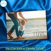 世界で最高のパパ いつだって最高の父 愛が詰まったオリジナル写真 カード