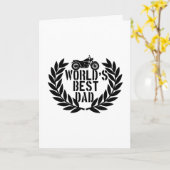 世界で最高のパパ カード (黄色い花)