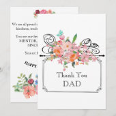 世界で最高のパパ サンキューカード (正面/裏面)