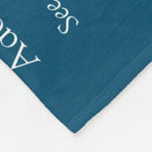 世界で最高のパパ ダディー 父の定義 面白い 青 フリースブランケット (角)