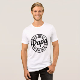 世界で最高のパパ トライブレンドTシャツ