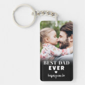 世界で最高のパパ フォトギフト キーホルダー (正面)