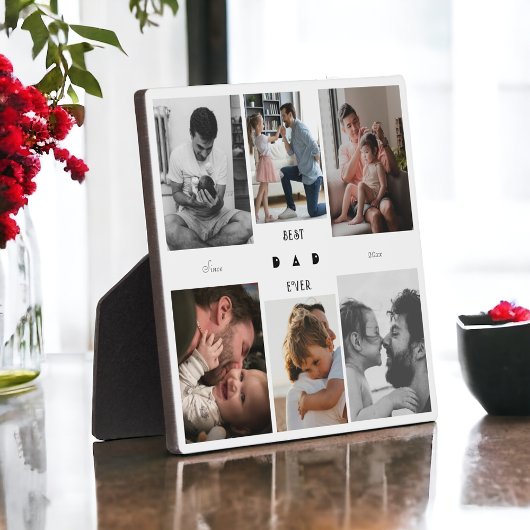 世界で最高のパパ フォトコラージュ 父の日のプレゼント フォトプラーク