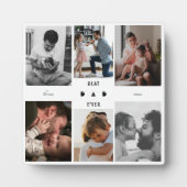 世界で最高のパパ フォトコラージュ 父の日のプレゼント フォトプラーク (正面)