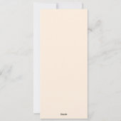 世界で最高のパパ フラワー シーズンカード (裏面)