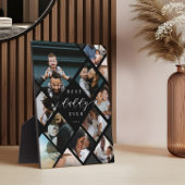 世界で最高のパパ　モダン フォト コラージュ ギフト 記念品 フォトプラーク