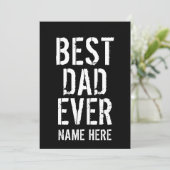 世界で最高のパパ 誕生日 招待状 (スタンド正面)