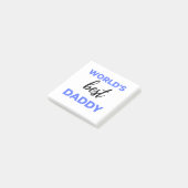 世界で最高のパパ 黒 ポストイット (アングル)