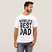 世界で最高のパパ Tシャツ & スウェットシャツ (正面フル)