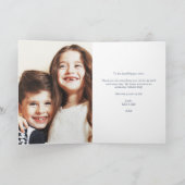 世界で最高のパポ | 父の日の写真 カード (内部)