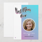 世界で最高のママ シーズンカード (正面/裏面)