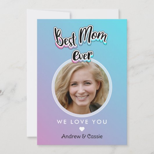 世界で最高のママ シーズンカード (正面)