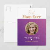 世界で最高のママ ポストカード (正面/裏面)