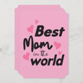 世界で最高のママ : 母の日コレクション4 シーズンカード (正面/裏面)