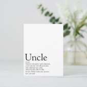 世界で最高の伯父さん、ファンクル定義 ポストカード (スタンド正面)