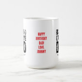 世界で最高の友達がパパと呼んでくれる誕生日マグ コーヒーマグカップ (中央)