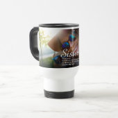 世界で最高の姉妹の定義スクリプト写真 トラベルマグ (正面左)